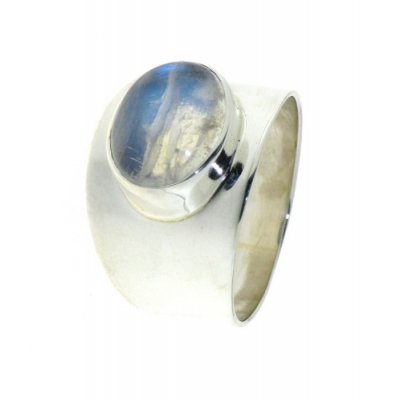 Rainbow Moonstone Ring model R9-014