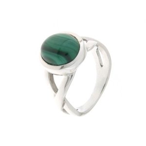 Malachite Ring model R9-029