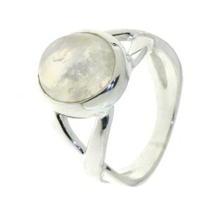 Rainbow Moonstone Ring model R9-029