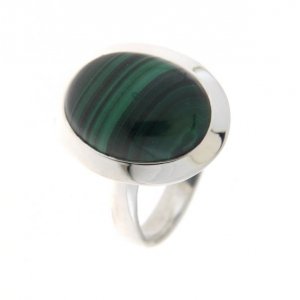 Malachite Ring model R9-031