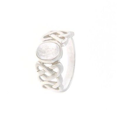 Rainbow Moonstone Ring model R9-034