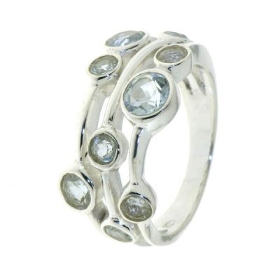 Blauwe Topaas Ring Model R9-041