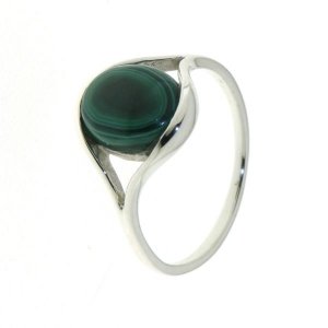 Malachite Ring model R9-054