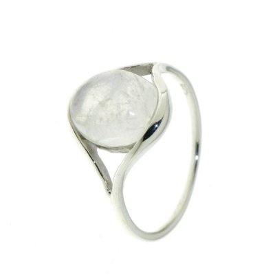 Regenboog Maansteen Ring model R9-054