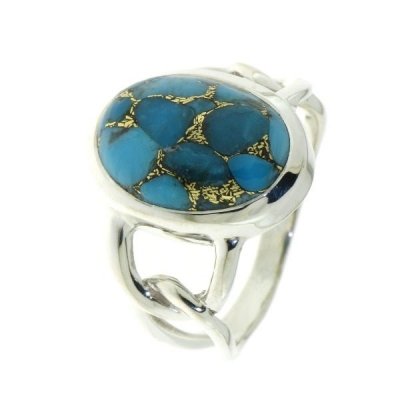 Copper Turquoise Ring model R9-069