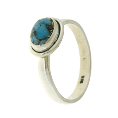 Copper Turquoise Ring model R9-074