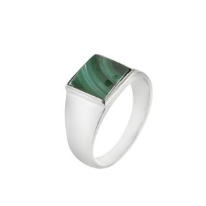 Malachite Ring model R1-004