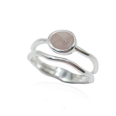 Rose Quartz Ring model R5-083