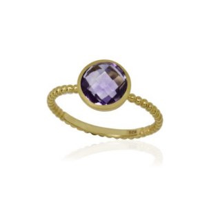 Amethist Ring model R5g-078