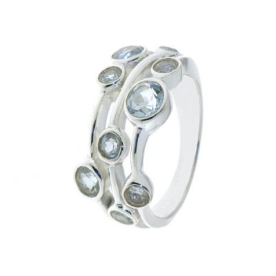 Blauwe Topaas Ring Model R9-041