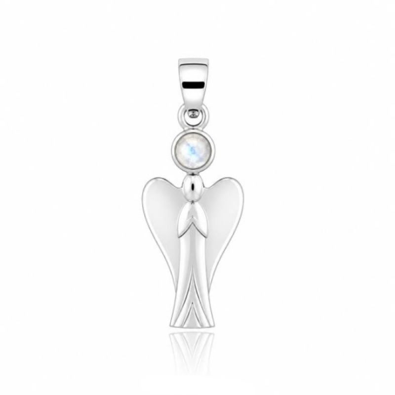Regenboog Maansteen Symbool hanger model P1-340