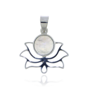 Rainbow Moonstone Symbol pendant model P1-368