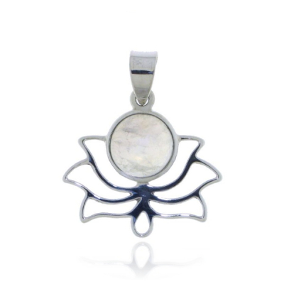 Rainbow Moonstone Symbol pendant model P1-368