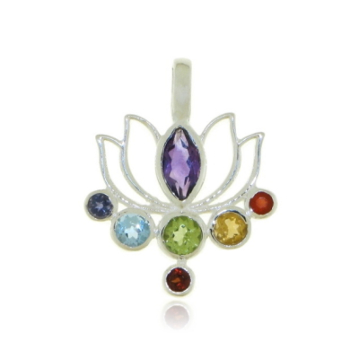 Multiple gemstones Symbol pendant model P6-036