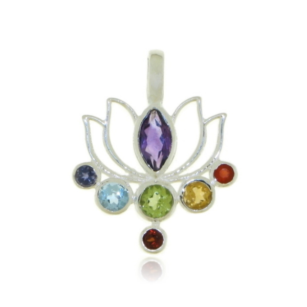 Multiple gemstones Symbol pendant model P6-036
