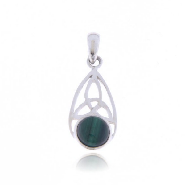 Malachite Symbol pendant model P9-013