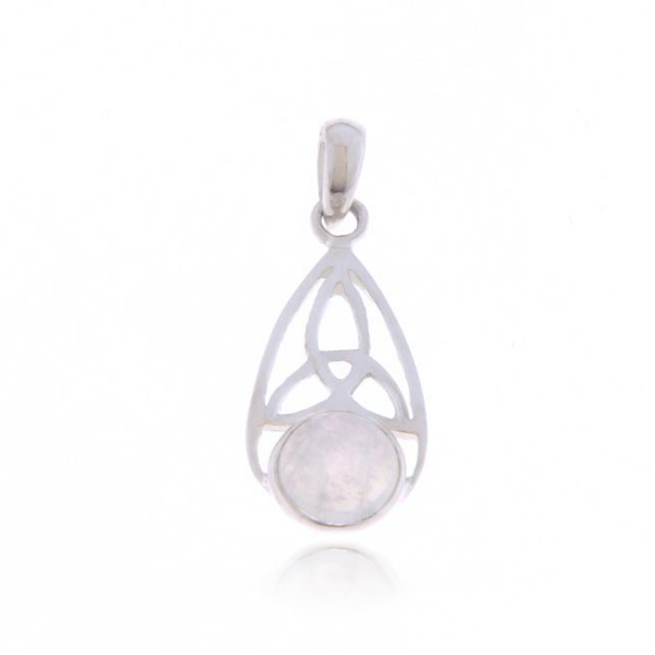 Rainbow Moonstone Symbol pendant model P9-013