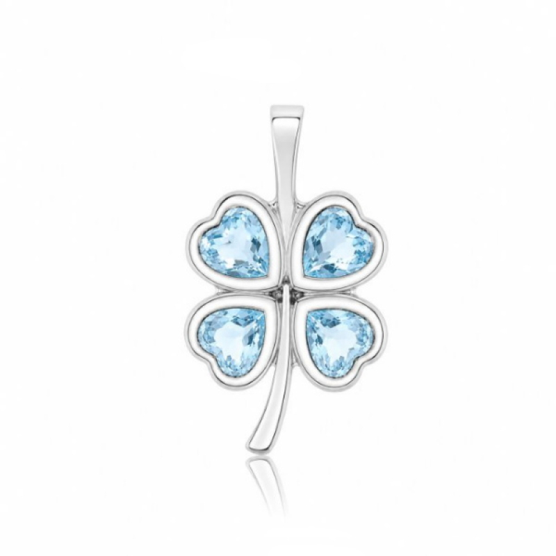 Blue Topaz Symbol pendant model P9-027