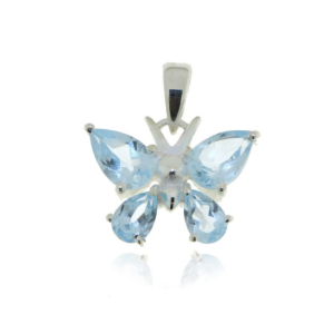 Blauwe Topaas Symbool hanger model P9-037