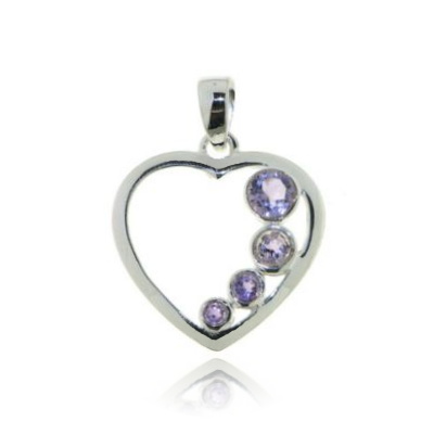 Amethyst Symbol pendant model P9-043