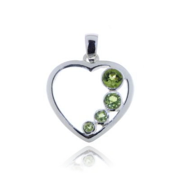 Peridot Symbol pendant model P9-043