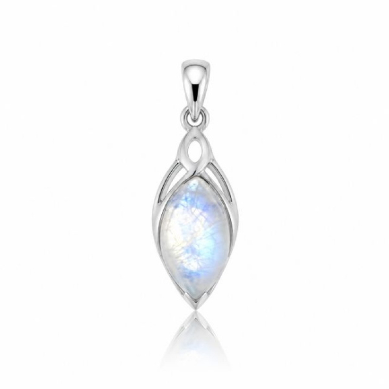 Rainbow Moonstone Symbol pendant model P9-064