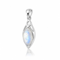 Rainbow Moonstone Symbol pendant model P9-064
