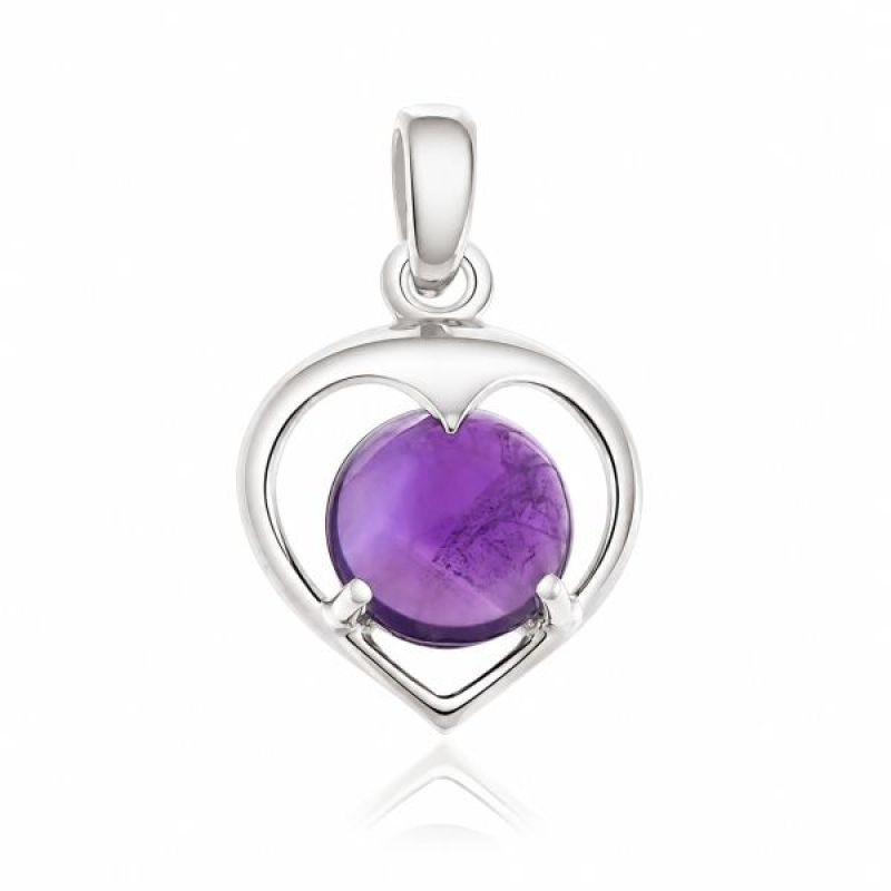 Amethyst Symbol pendant model P9-078