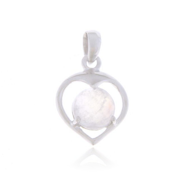 Rainbow Moonstone Symbol pendant model P9-078