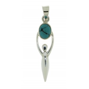 Turquoise Symbol pendant model P1-378