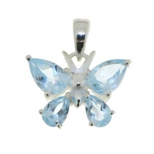 Blue Topaz Symbol pendant model P9-037