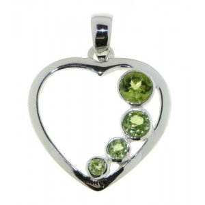 Peridot Symbol pendant model P9-043