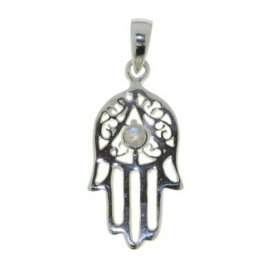 Regenboog Maansteen Symbool hanger model P9-056