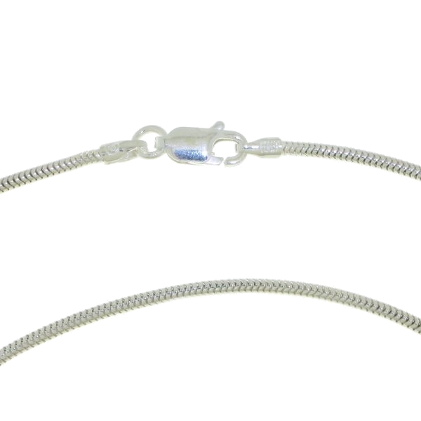 Thickness 1,6 mm Silver snake chain model N1-031