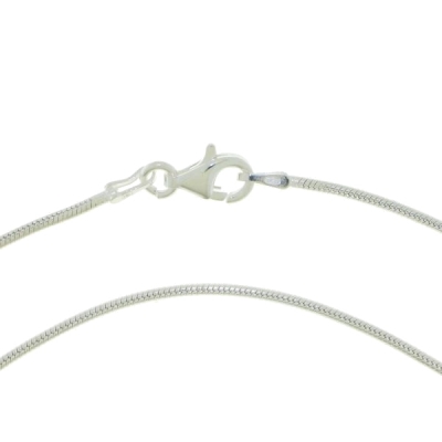 Thickness 1,2 mm Silver snake chain model N1-051