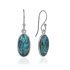 Copper Turquoise Hanging earring model E9-117