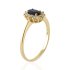 Blue Sapphire with diamond Ring model R11846