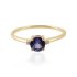 Blue Topaas london met diamant Ring model R11918